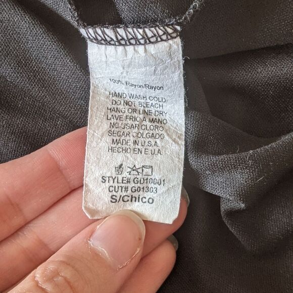 Love Culture Black and White Lace Top Dress Size Small - Picture 5 of 6